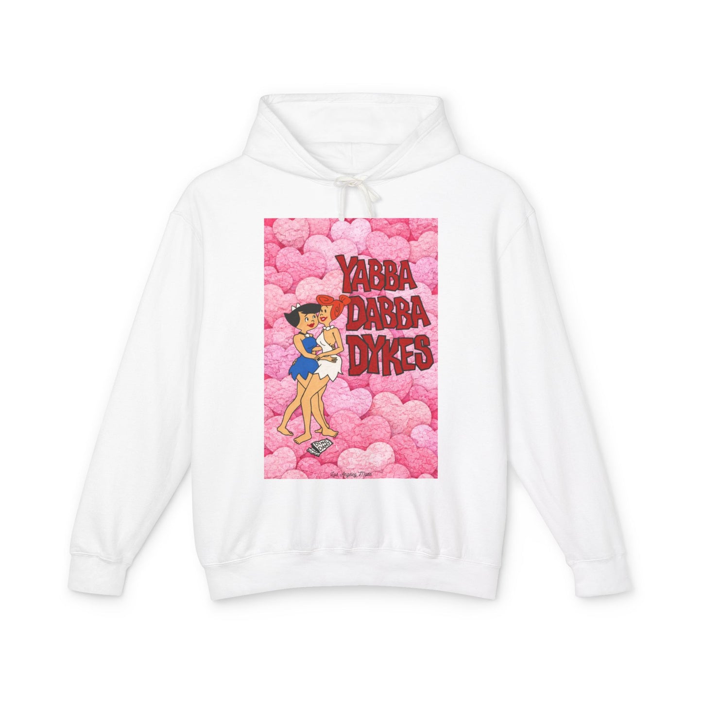 Los Angelez Made x Yabba Dabba Dykes Hoodie Unisex Lightweight Hooded Sweatshirt