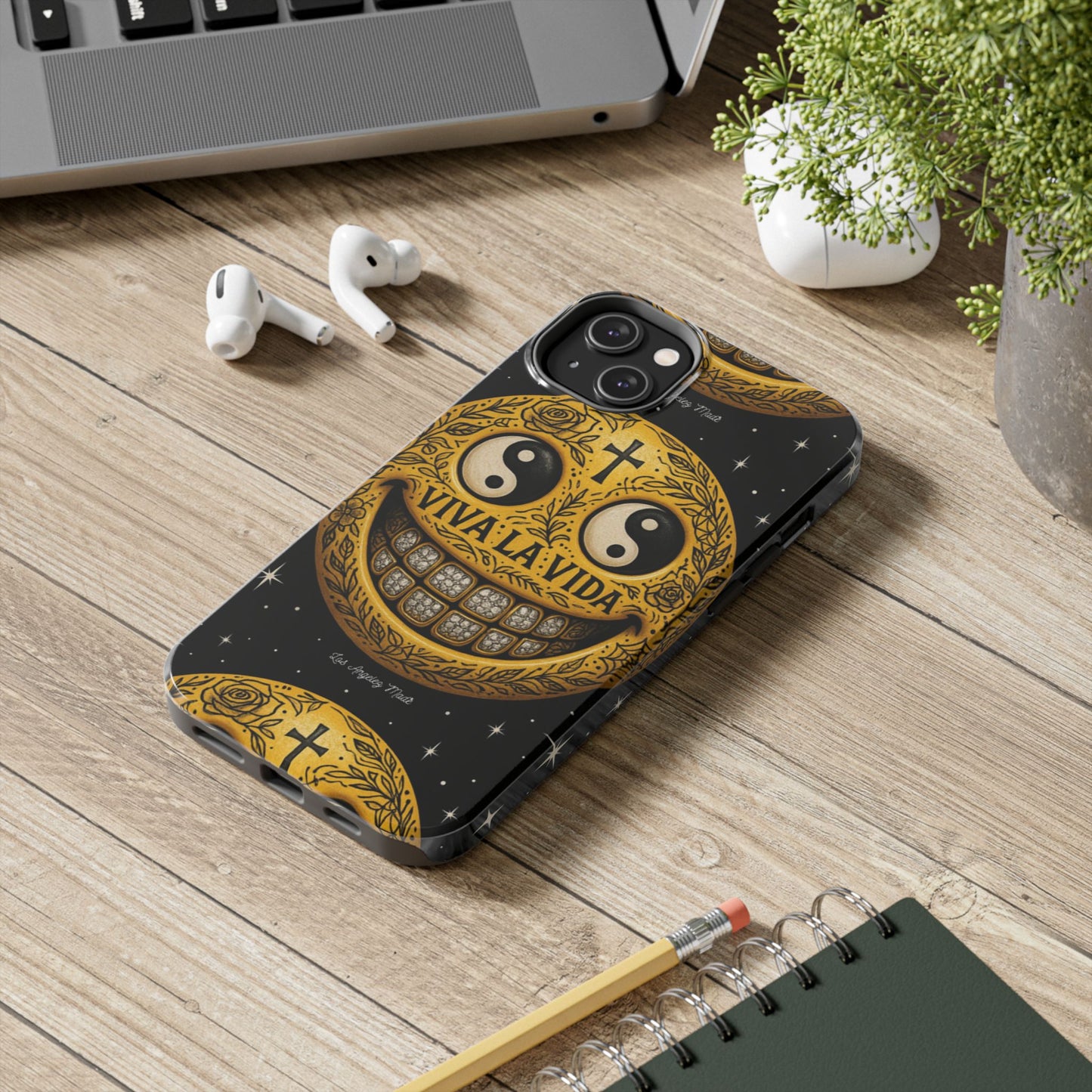 Los Angelez Made x Tattooed Smiley Face Tough Phone Case