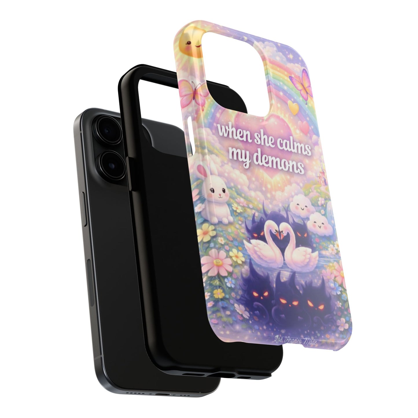 Los Angelez Made x ''When She Calms My Demons'' Tough Phone Case