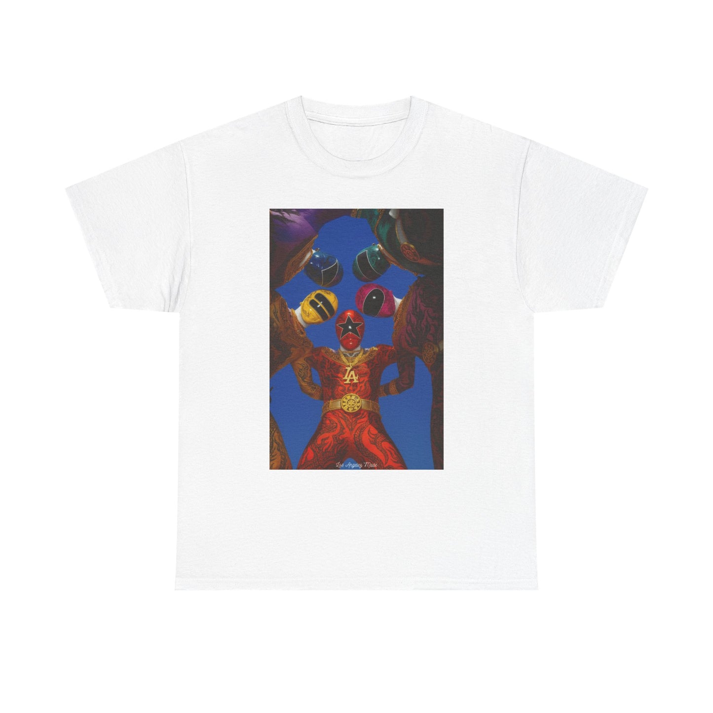 Los Angelez Made x Power Rangers Unisex Heavy Cotton T-Shirt