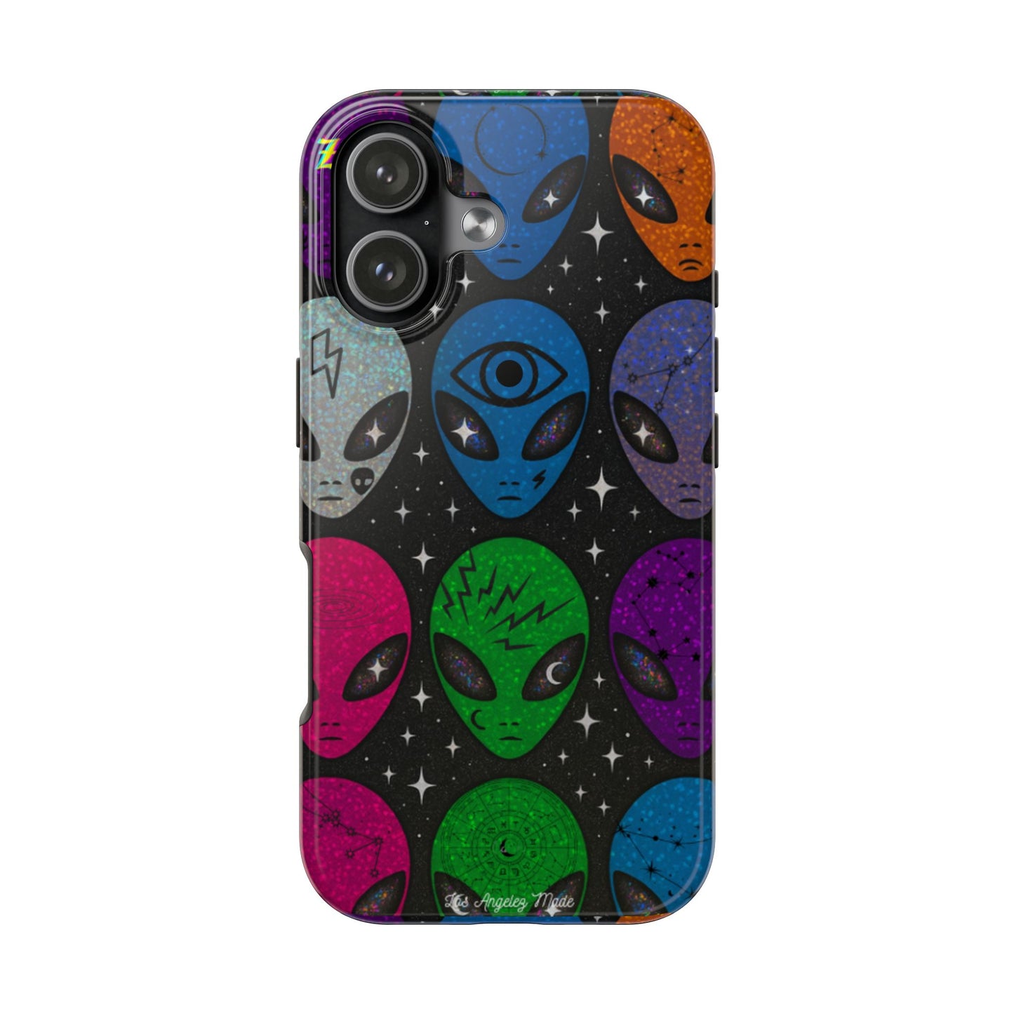 Los Angelez Made x Y2K Alien Sticker Sheet Tough Phone Case