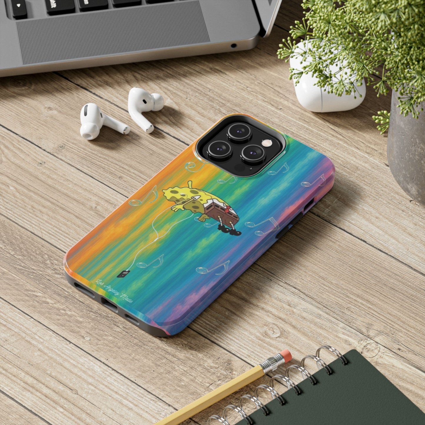 Los Angelez Made x Spongebob Music Is Life Tough Phone Case